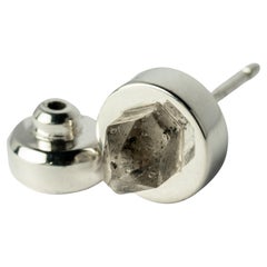 Stud Earring (9mm, Herkimer Spike, PA+HER)