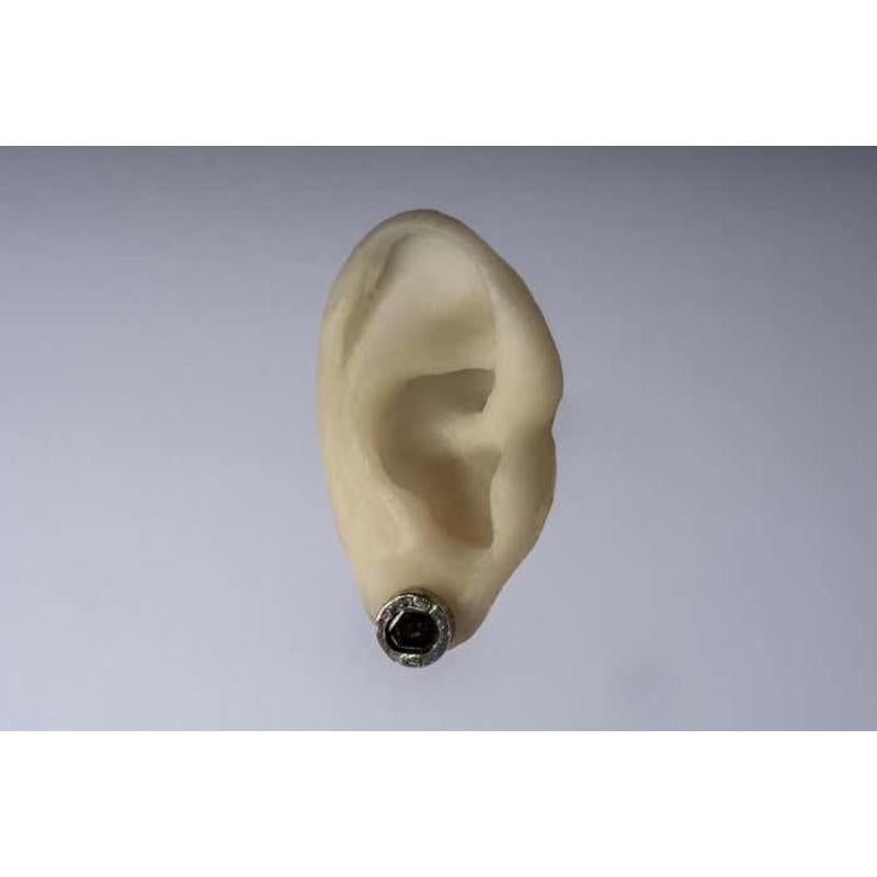 Clous d'oreilles (Fuse, 0,6 carat, dalle de diamant, DA10KW+DIA) Unisexe en vente