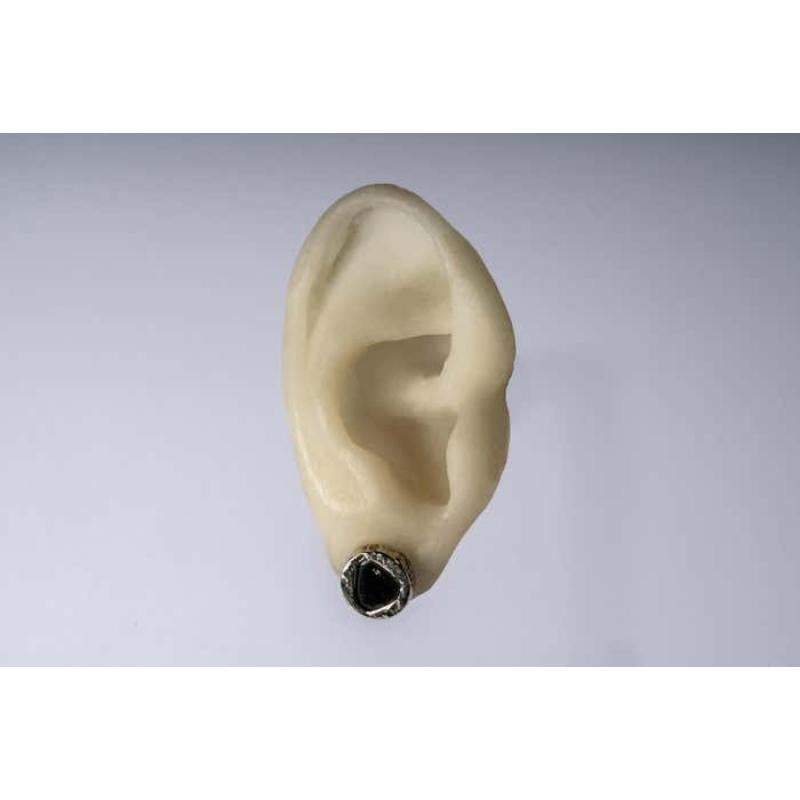 Clous d'oreilles (Fuse, 0,6 carat, dalle de diamant, KA10KW+DIA) Unisexe en vente
