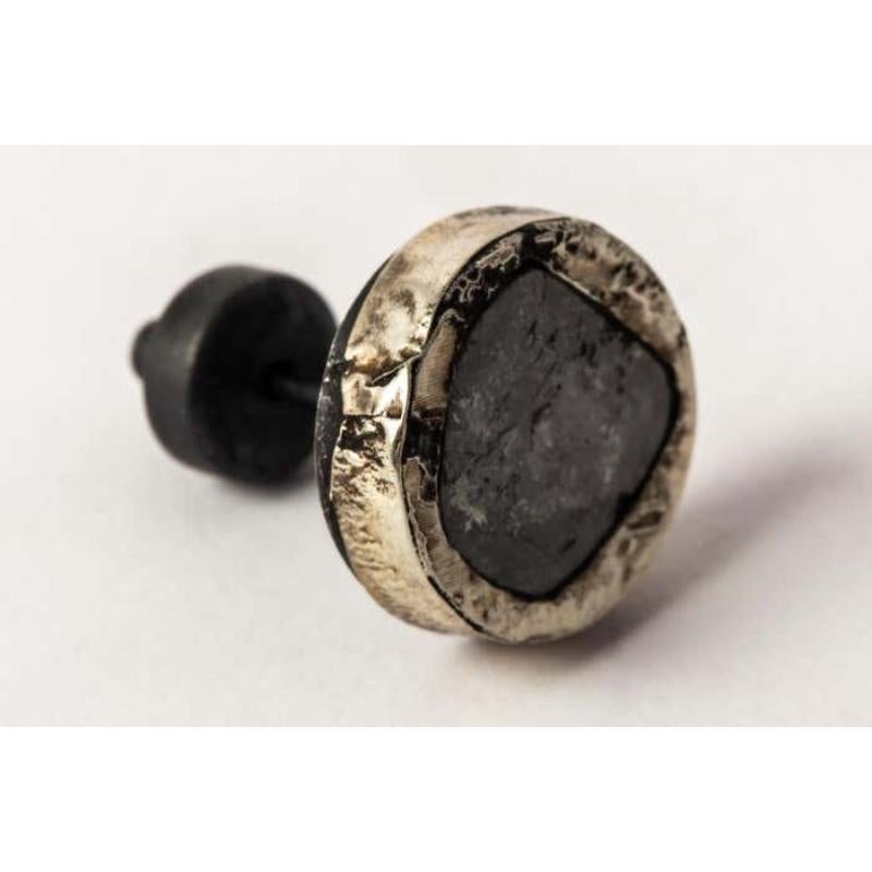 Clous d'oreilles (Fuse, 0,8 carat, dalle de diamant, KA10KW+DIA) Unisexe en vente