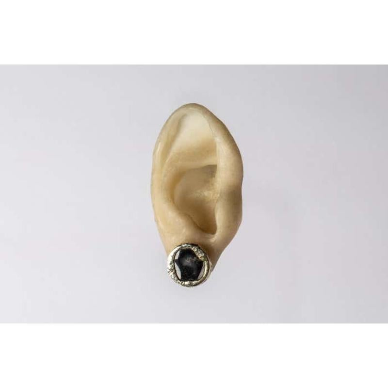Stud Earring (Fuse, 1.0 CT, Diamond Slab, KA18K+DIA) For Sale 1