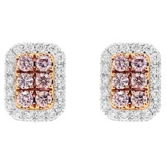 Pendientes con Diamantes Rosa Argyle