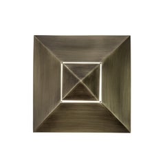 Wandleuchter aus heller Bronze, handgefertigt in Portugal von Duistt