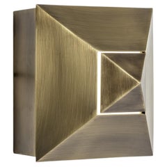 Wandleuchter aus heller Bronze, handgefertigt in Portugal von Duistt