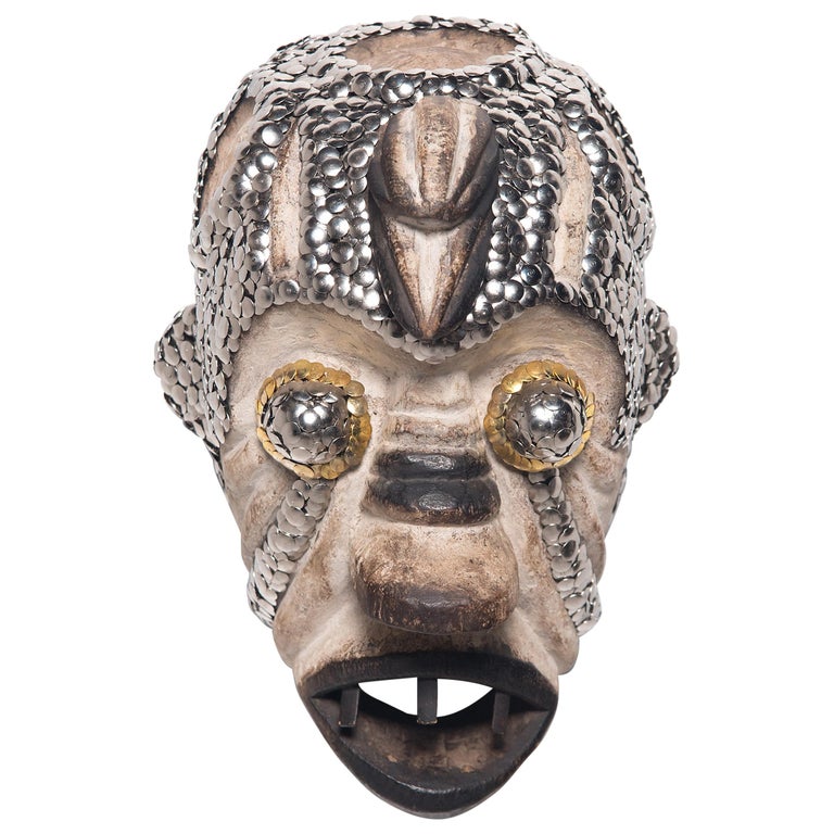 Studded African Mask by Brian Stanziale For Sale
