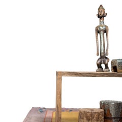 Metallic Studded Bambara Figure by Brian Stanziale