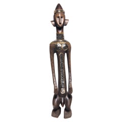 Metallic Studded Bambara Figure by Brian Stanziale