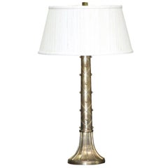 Studded Brass Chapman Lamp 