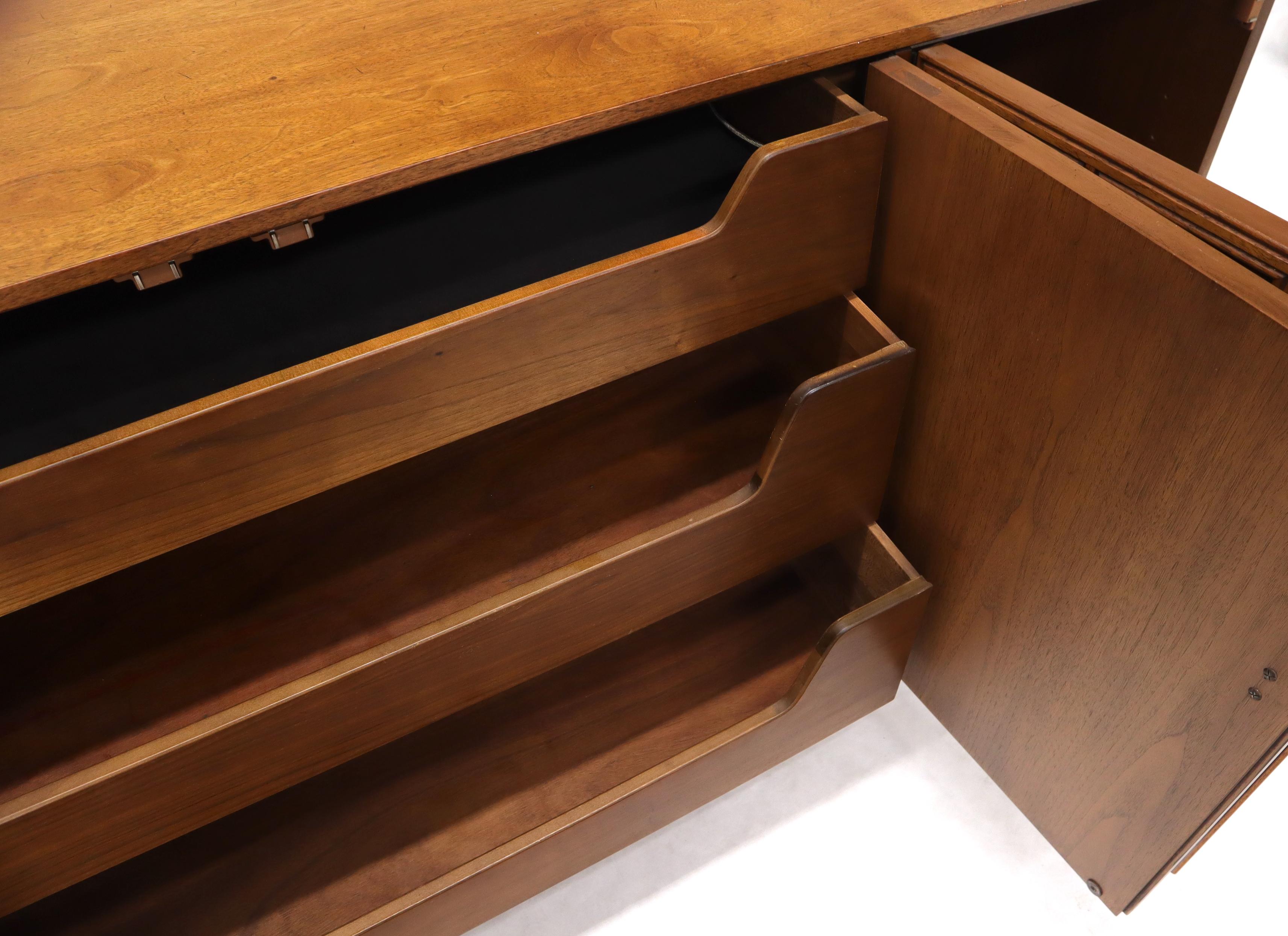 Studded Lattice Work Four Door long Credenza Server 3