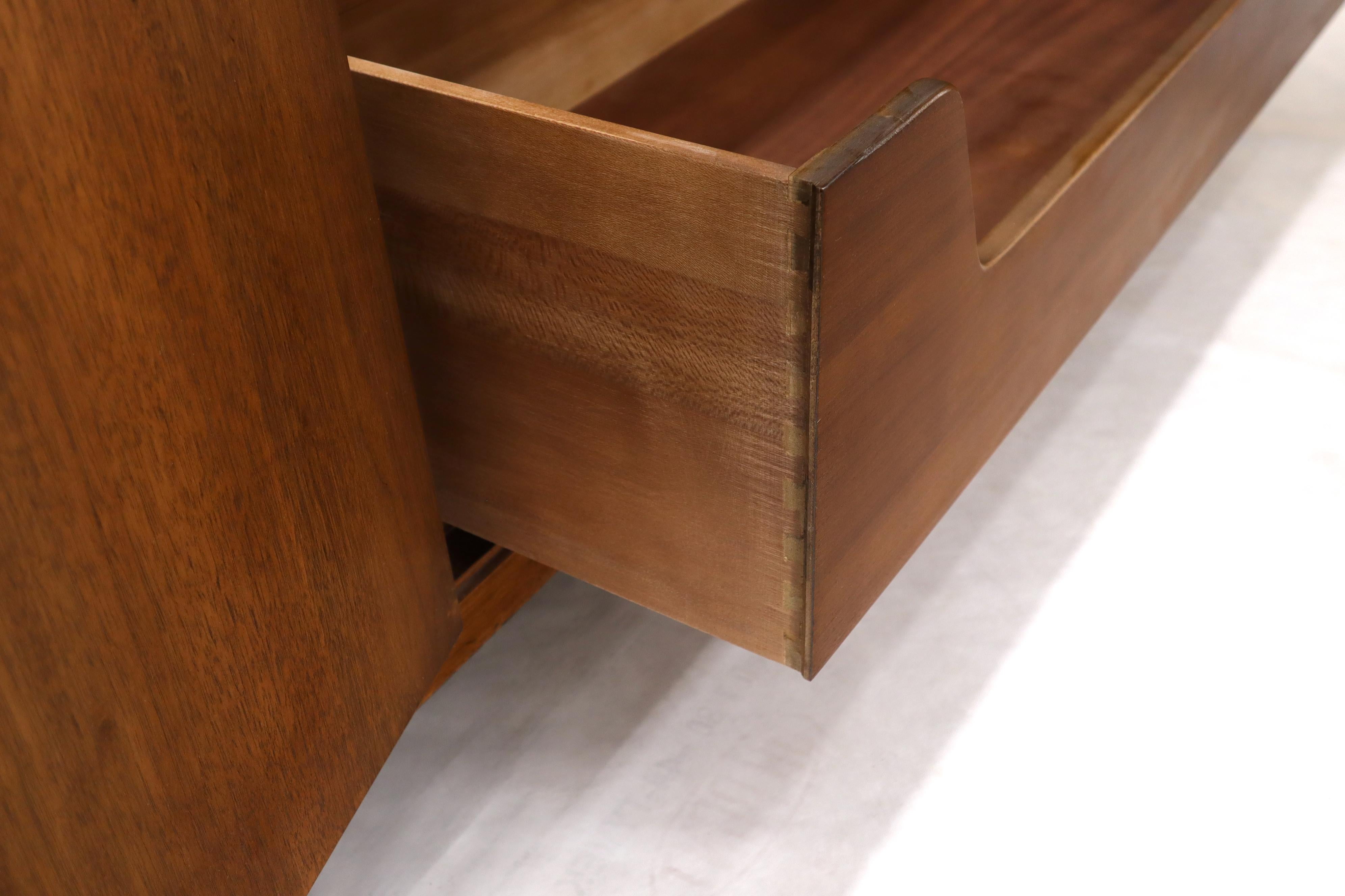 Studded Lattice Work Four Door long Credenza Server 8