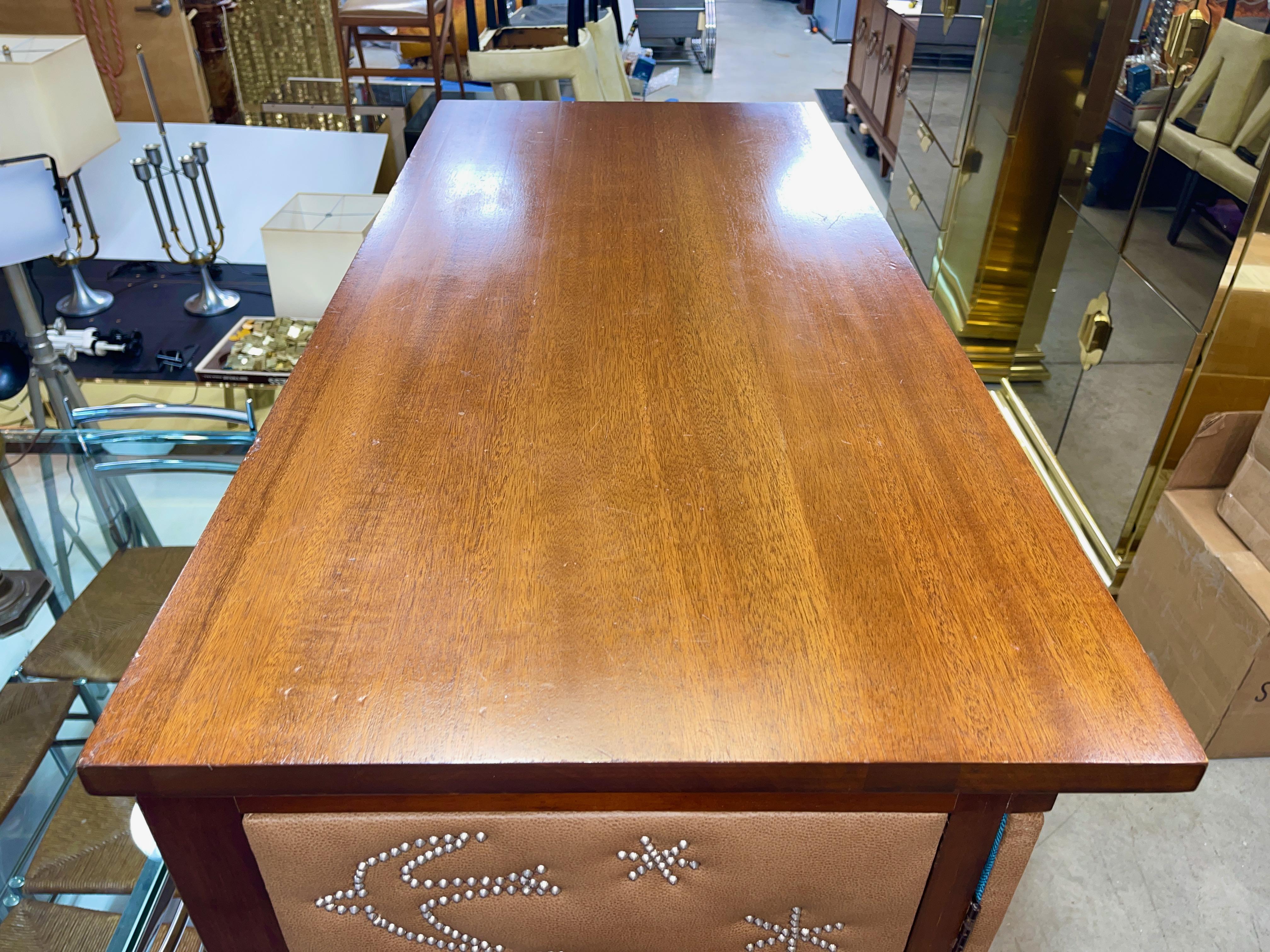 Studded Leather Bar Cabinet After Otto Schulz 5