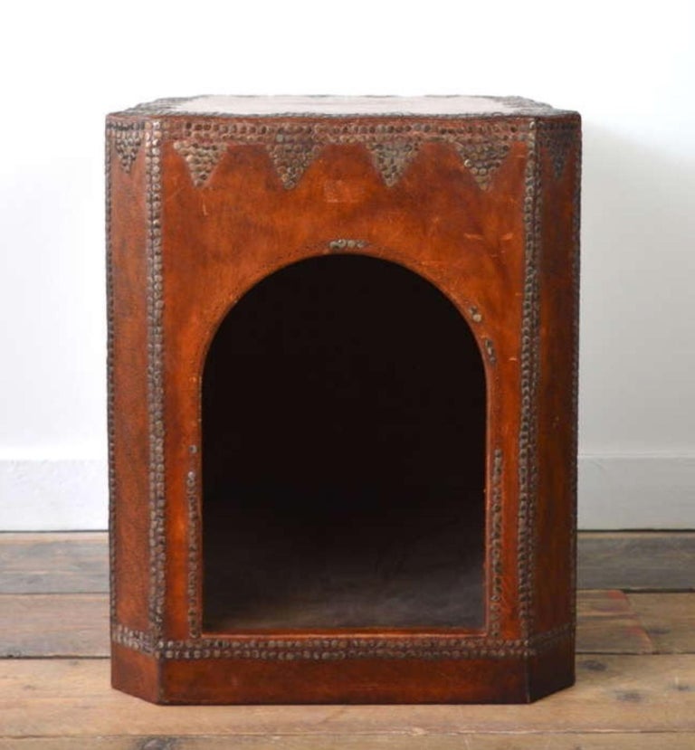 Studded Leather Doghouse For Sale at 1stDibs