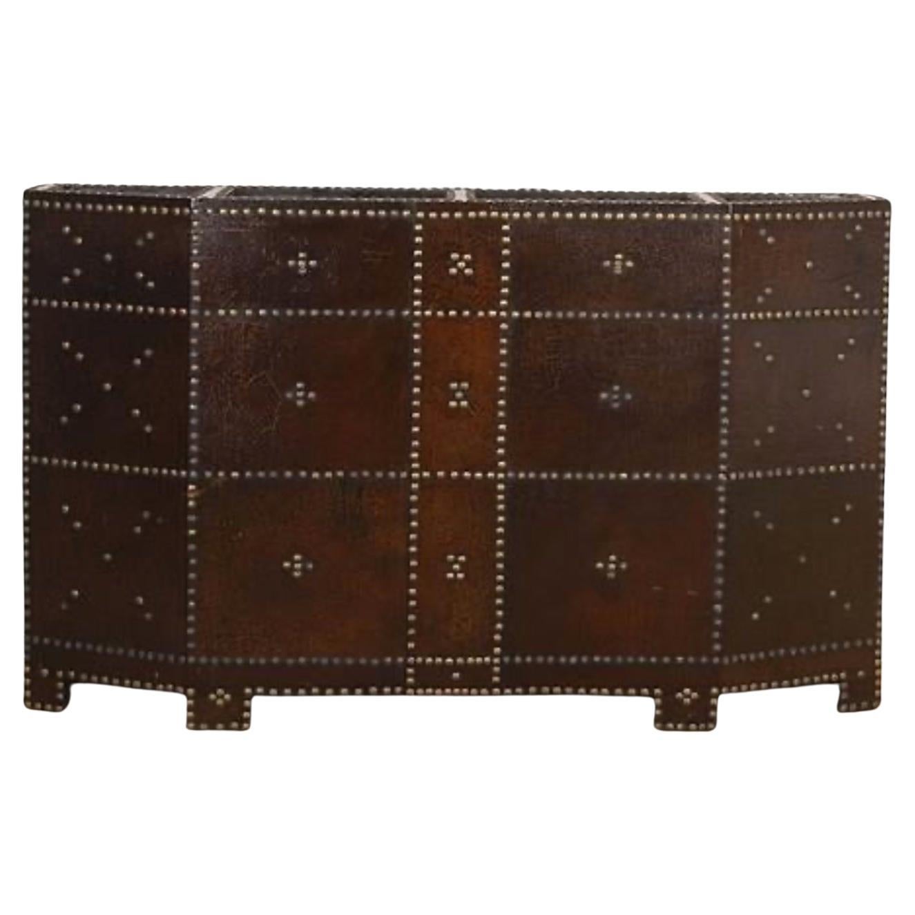 Studded Leather Stick Stand For Sale