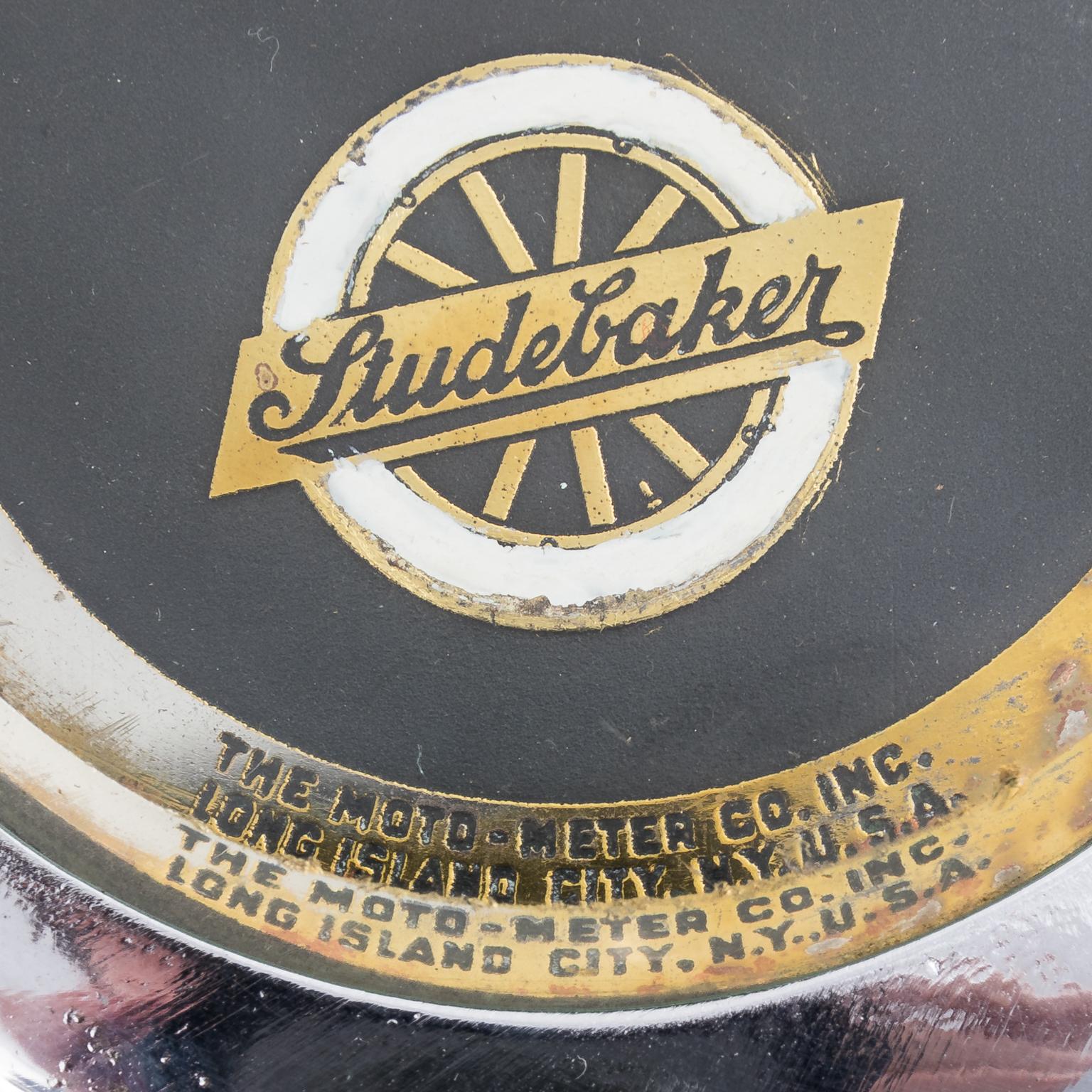 Metal Studebaker Motor Meter