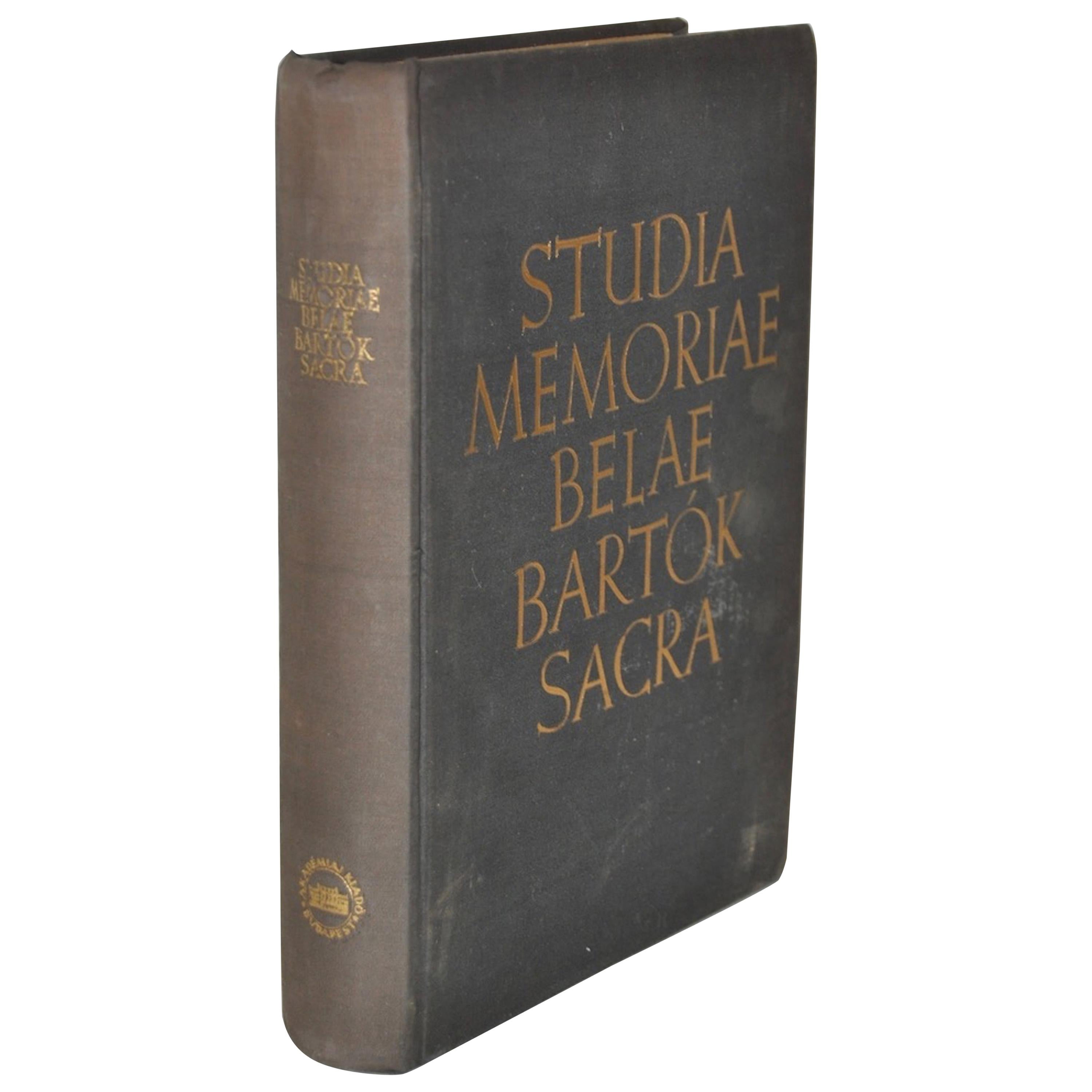 Studia Memoriae Belae Bartok Sacra Signed by Paul Robeson 'personal copy'