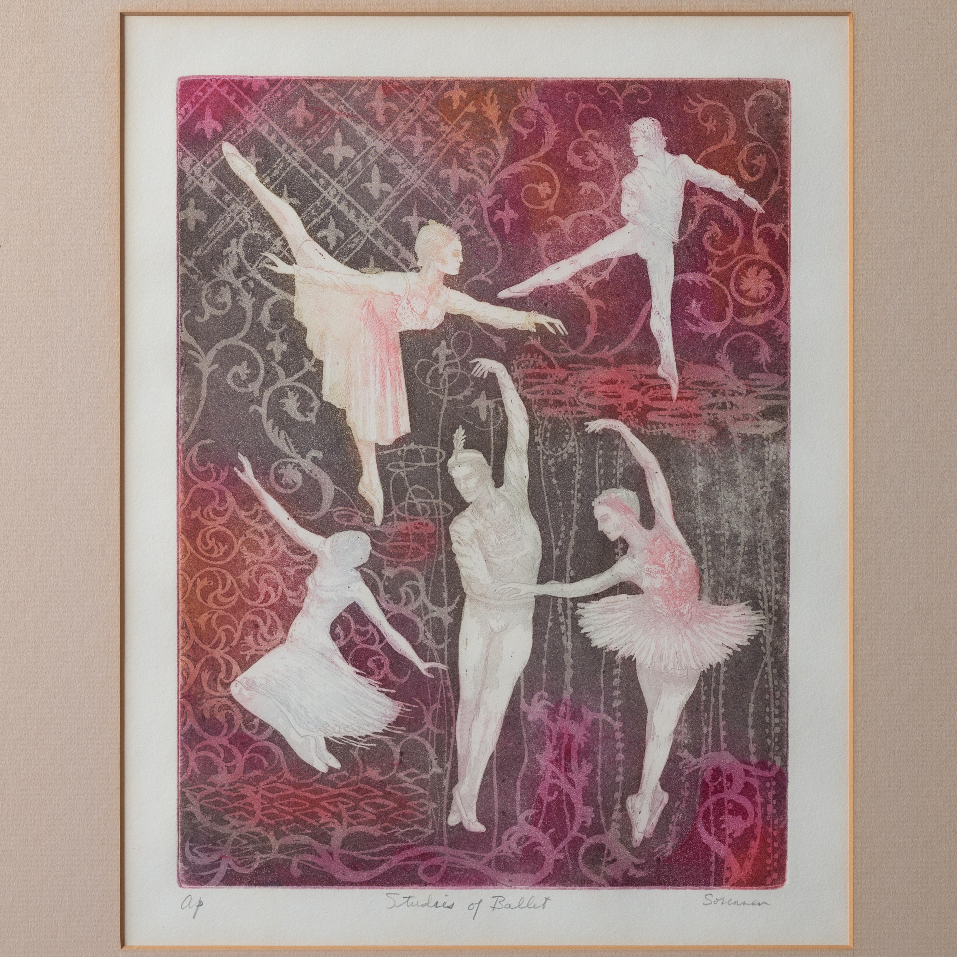 Estudios de Ballet Grabado por Sorenson en Bueno estado para la venta en Savannah, GA