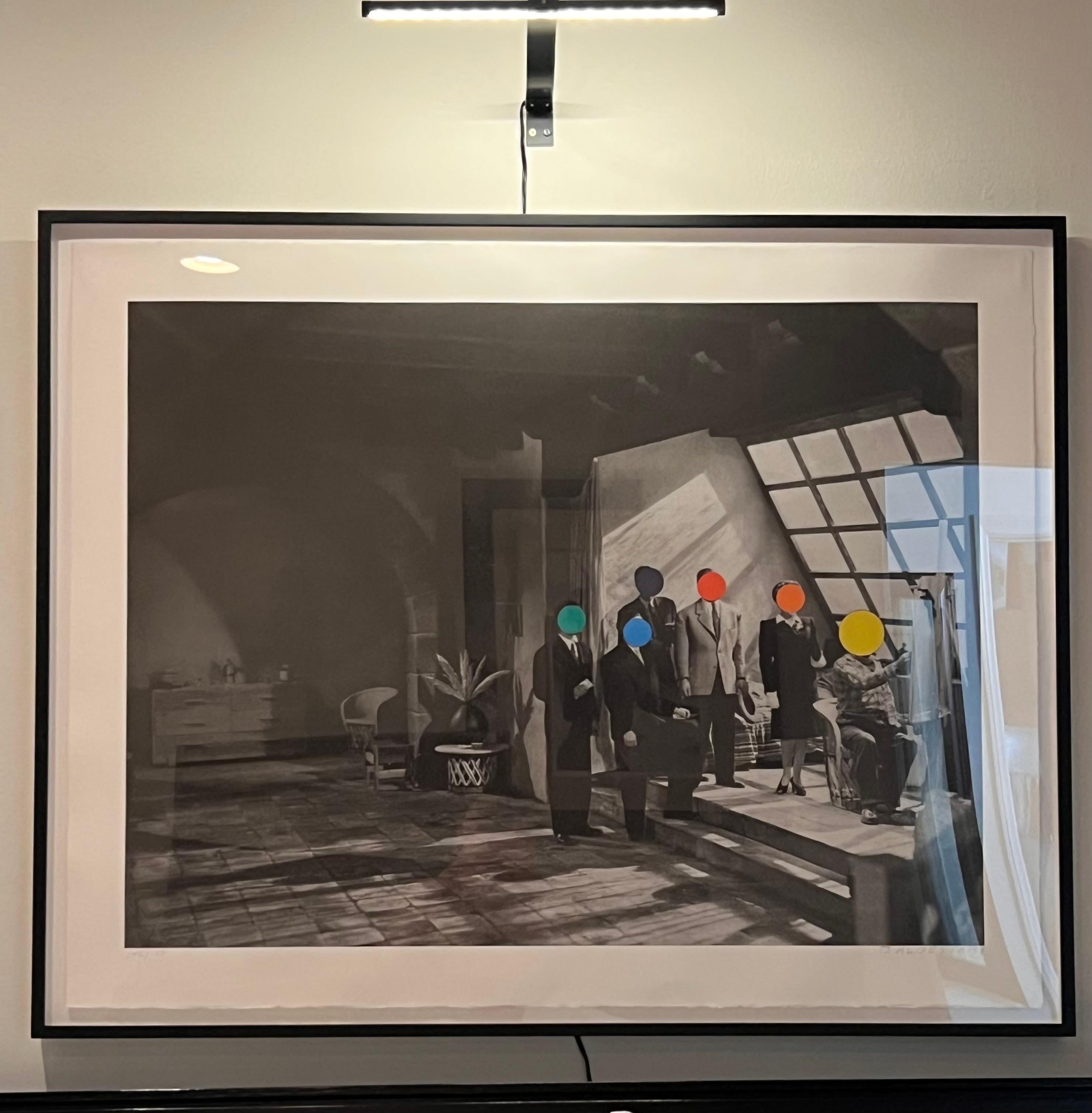 “Studio, 1988” by Baldessari, Framed Original Print, 20th Century  In Good Condition For Sale In View Park, CA