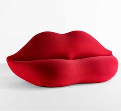 Studio 65 Sofa Bocca or Marilyn Gufram, 1970, ca. Italy