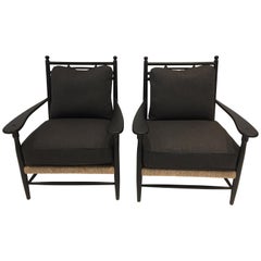 Studio 6F x Cottage Home Westhampton Rush Armchair, Pair