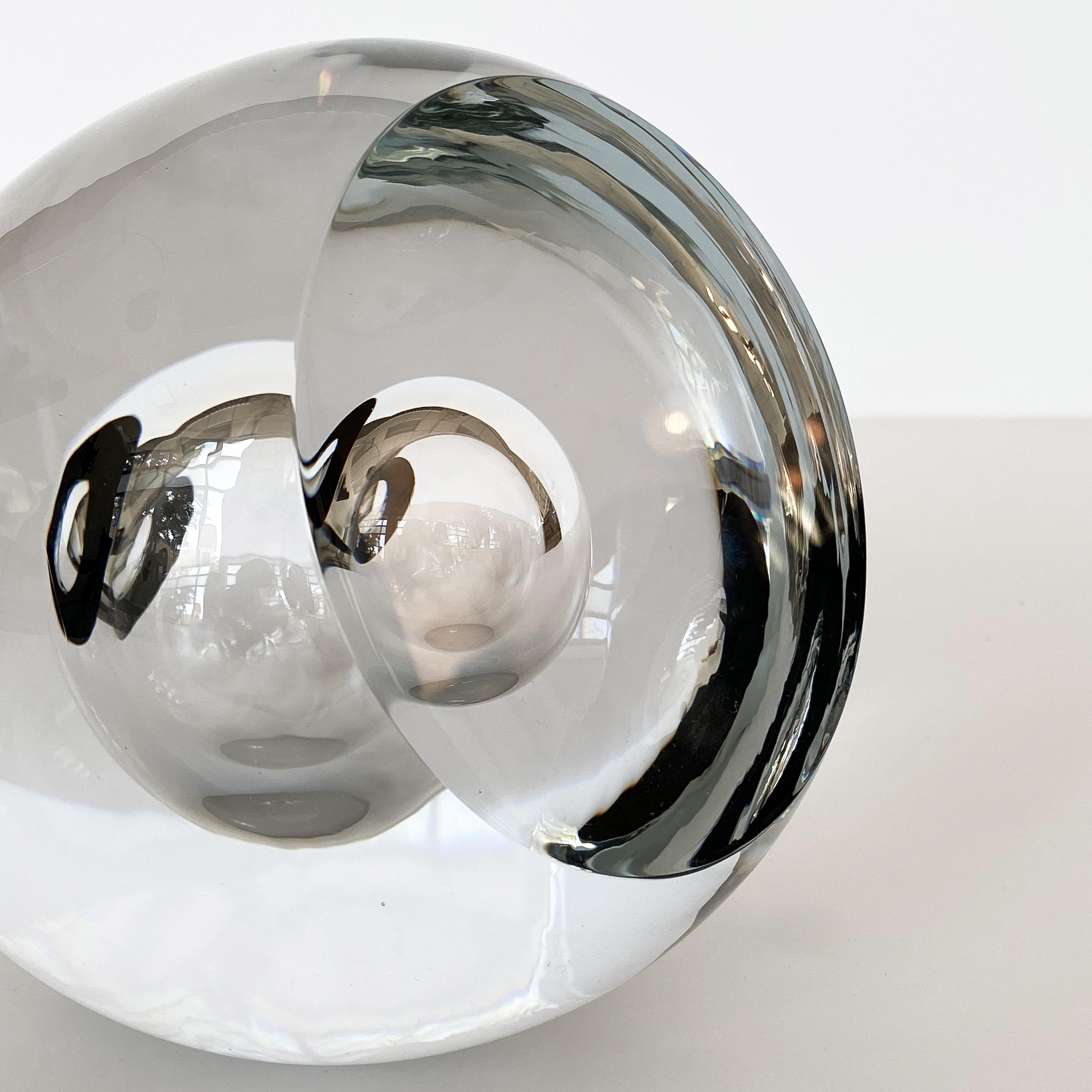 Studio Ahus Art Glass Sculpture by Lennart Nissmark 5