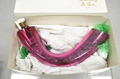 Studio Ahus Bent Glass Tube Sculpture Hanne Dreutler Arthur Zirnsack Sweden 1993