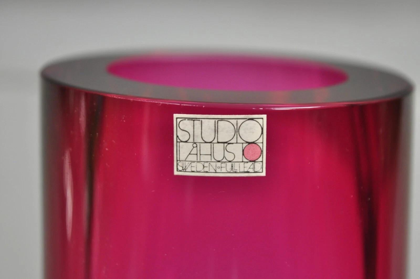 Studio Ahus Bent Glass Tube Sculpture Hanne Dreutler Arthur Zirnsack Sweden 1993 im Angebot 2