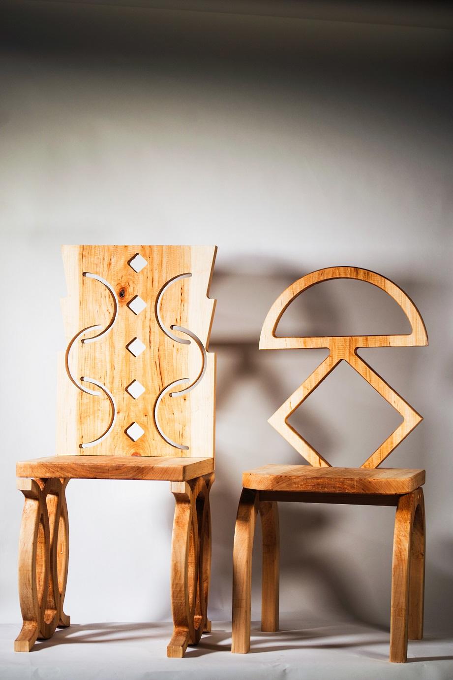 Modern Studio Apotroes Dining Chair No.3 Contemporary African Design For Sale