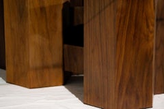 Studio Apotroes-Honeycomb Coffee Table, Solid wood walnut