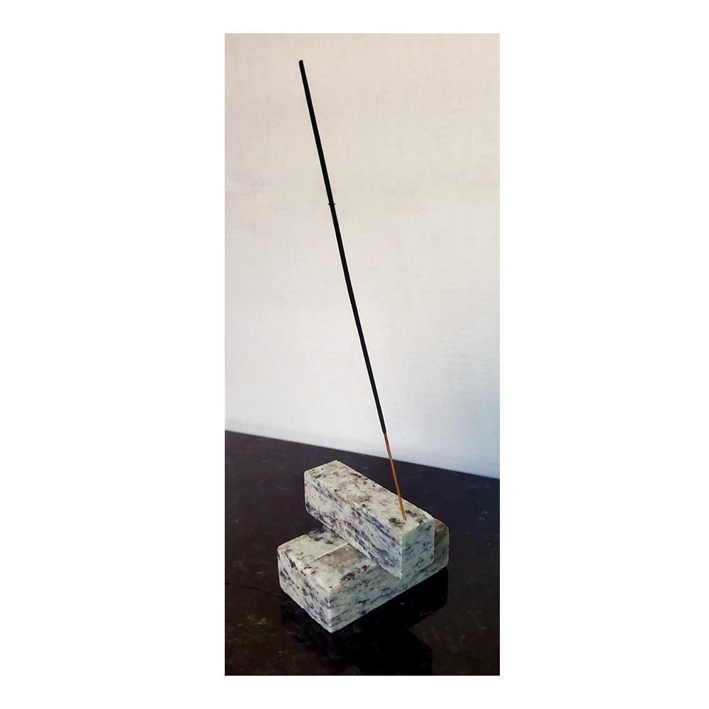 Studio Apotroes Tuermchen Incense Burner Playful Solid Stone In New Condition In San Antonio, TX