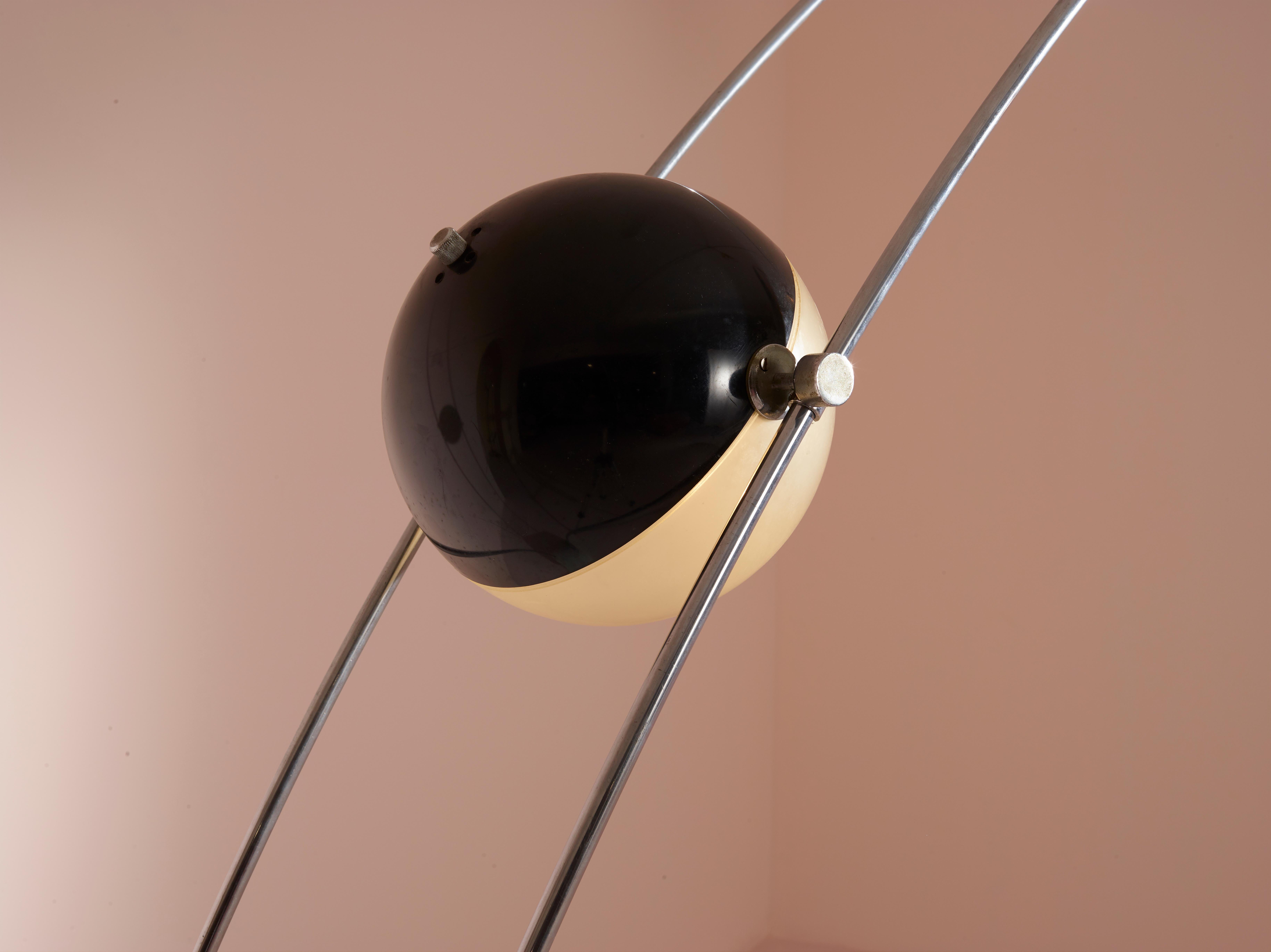 Studio A.R.D.I.T.I. for Sormani Floor Lamp Model 'Ponte' made of Marble & Metal For Sale 1