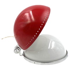 Studio Arké, oyster table lamp mod. D808, Candle Fontana Arte ed., Italy 1970