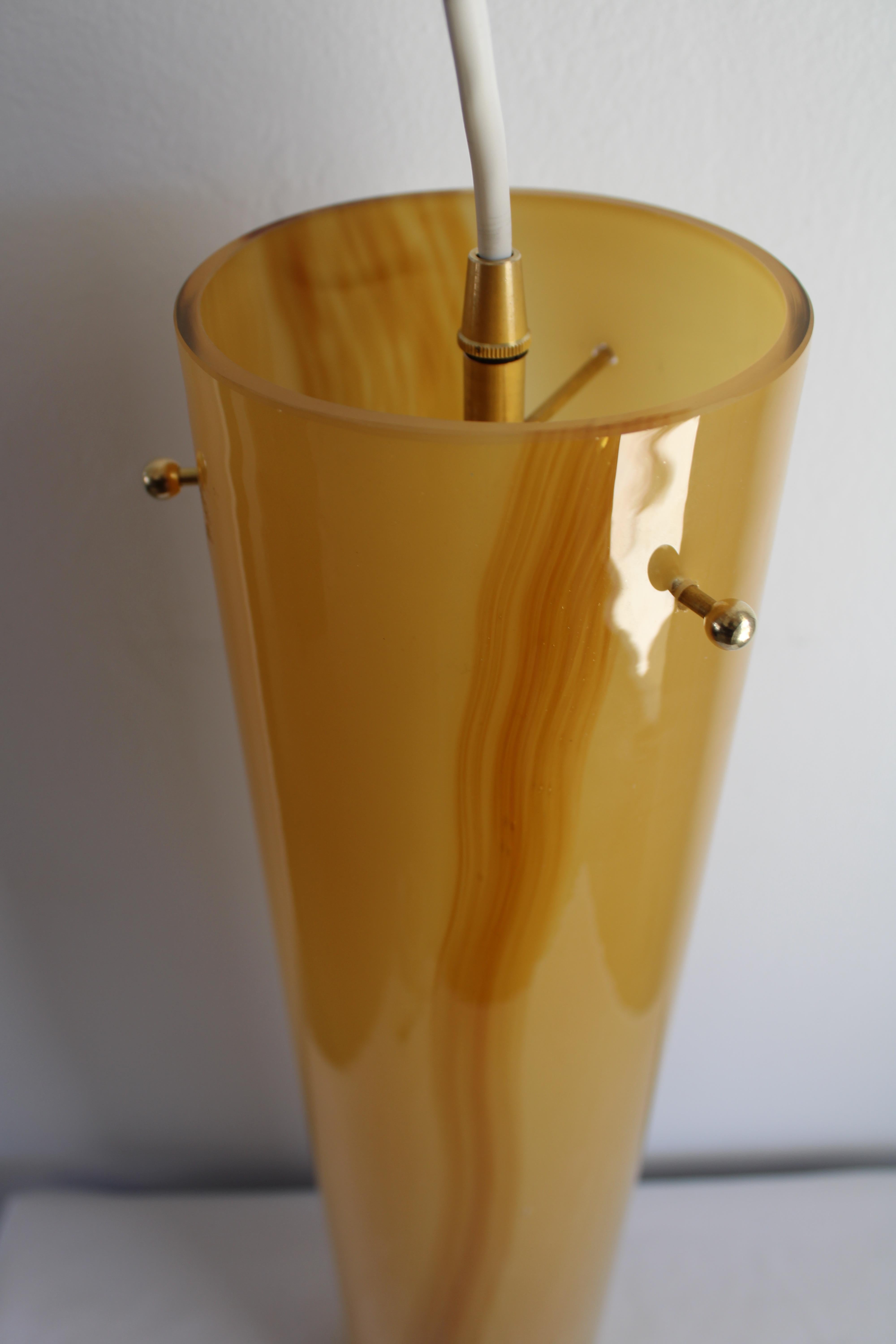 Moderne Pendentif Studio Art Glass en vente