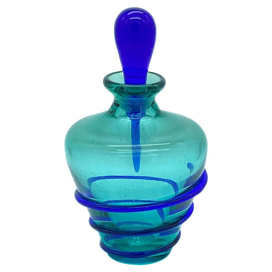 Studio Art Glass Perfume Bottle For Sale