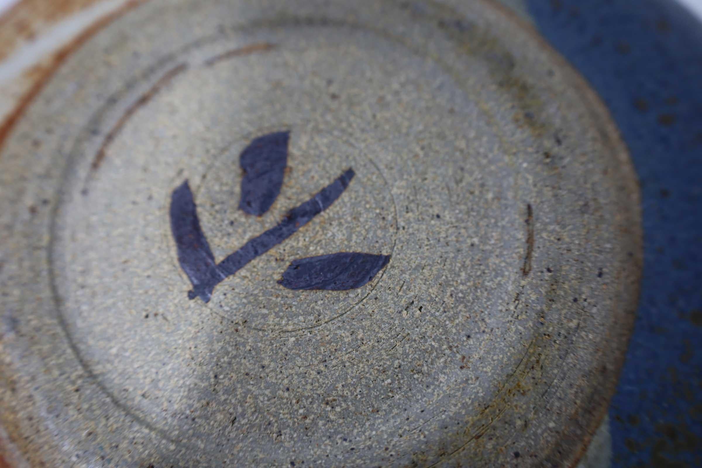 Ceramic Studio Art Pottery Bowl, Signed For Sale