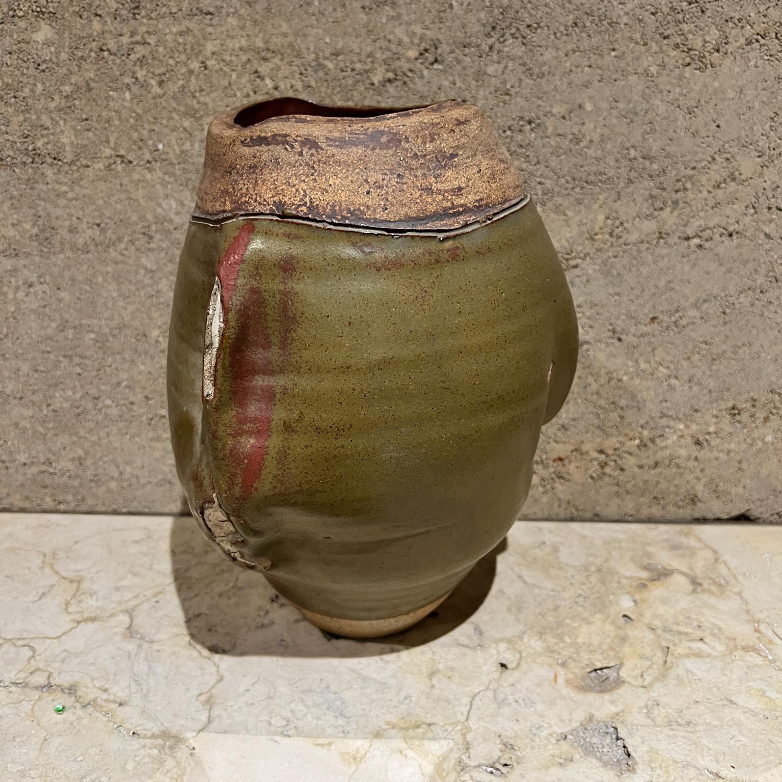 Studio Art Pottery Vaso in terracotta testurizzato Vaso in vendita 3