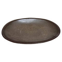 Gordon Jane Martz Marshall Studios Art Pottery Green Oval Tray