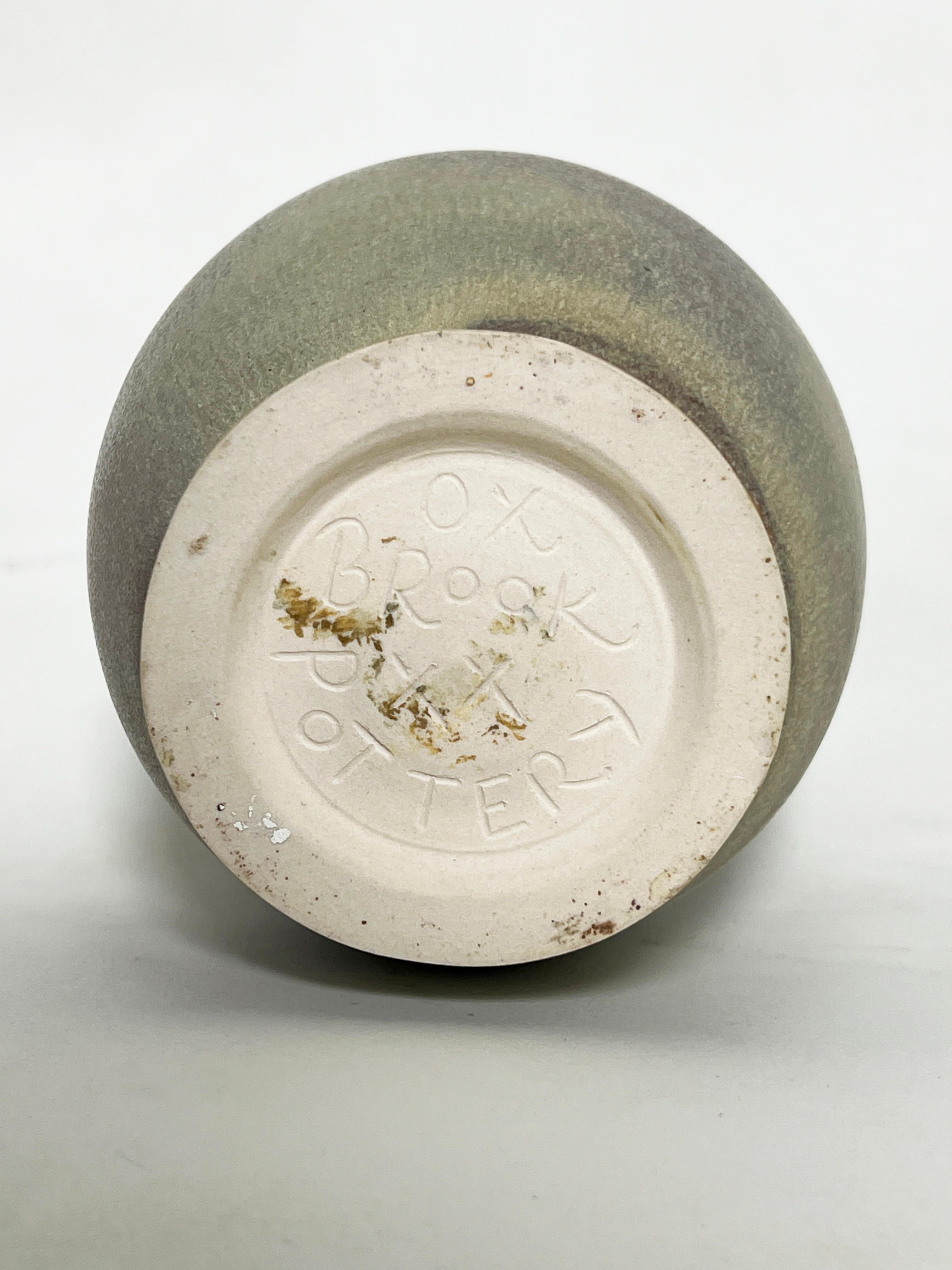 Studio-Kunstkeramik-Vase von Jay Forsythe für Oxbrook im Zustand „Hervorragend“ im Angebot in Peabody, MA