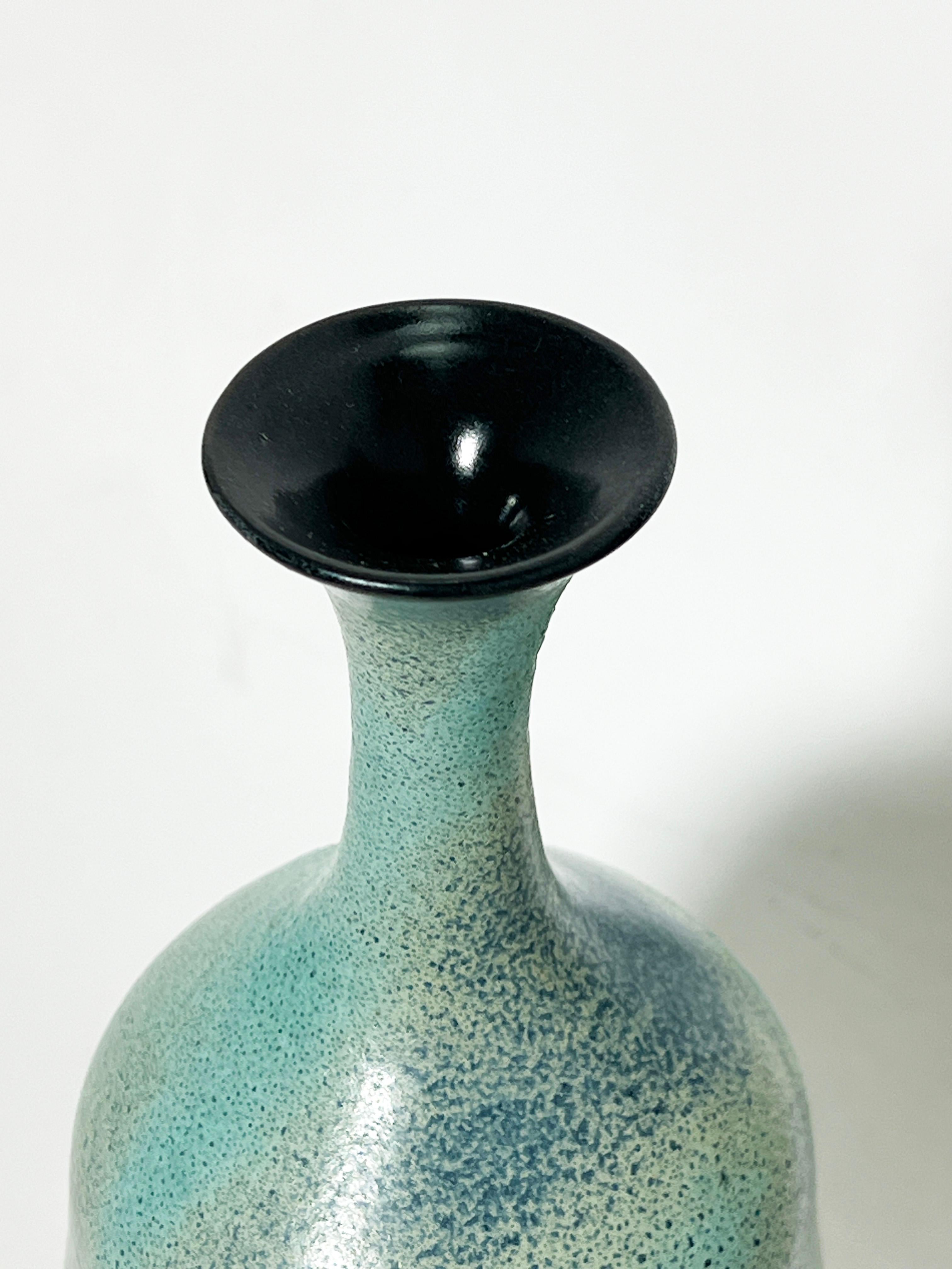 Jarrón de cerámica Studio Art de Jay Forsythe, Oxbrook Pottery Moderno de mediados de siglo en venta