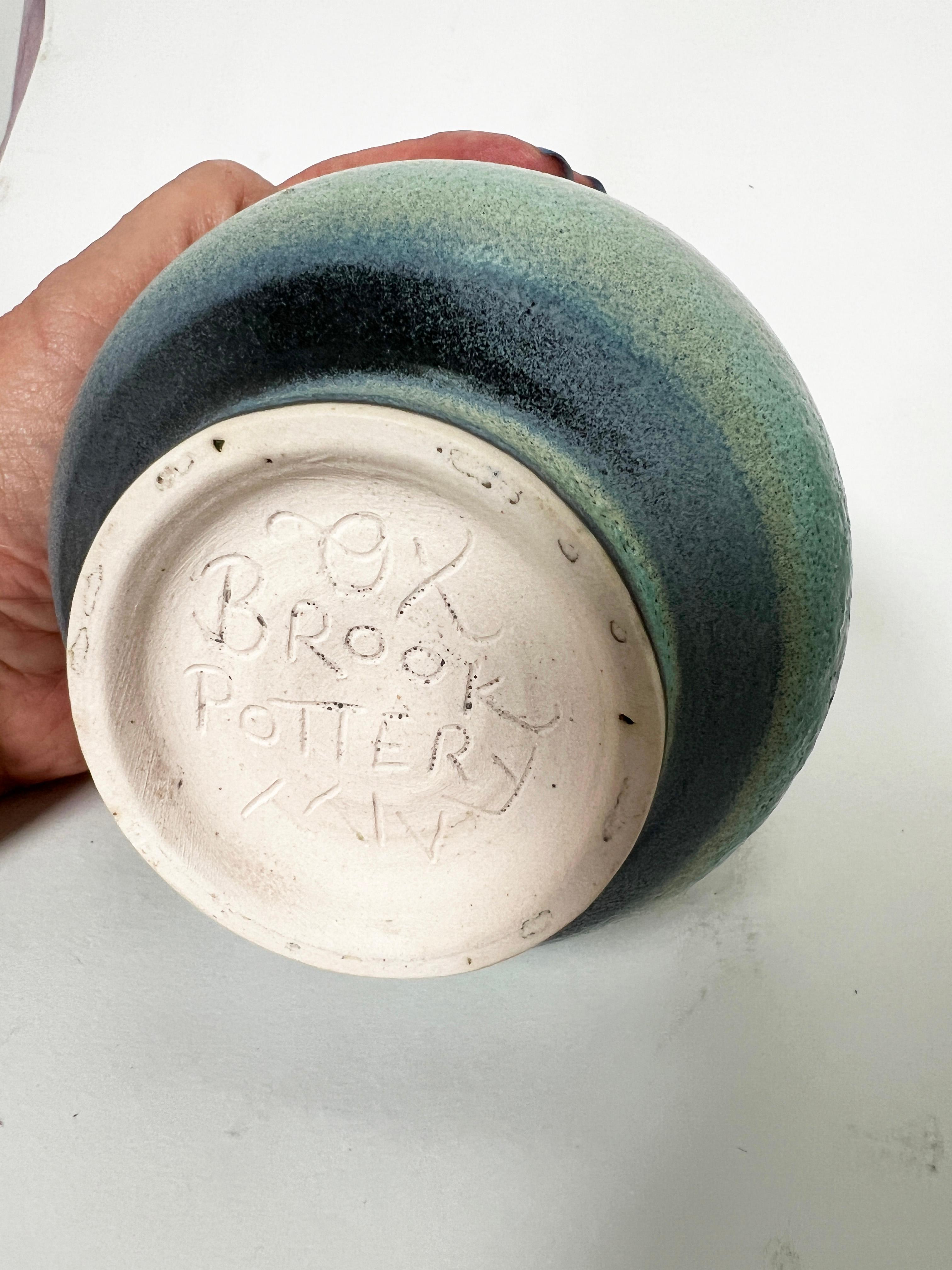 Jarrón de cerámica Studio Art de Jay Forsythe, Oxbrook Pottery en Excelente estado para la venta en Peabody, MA