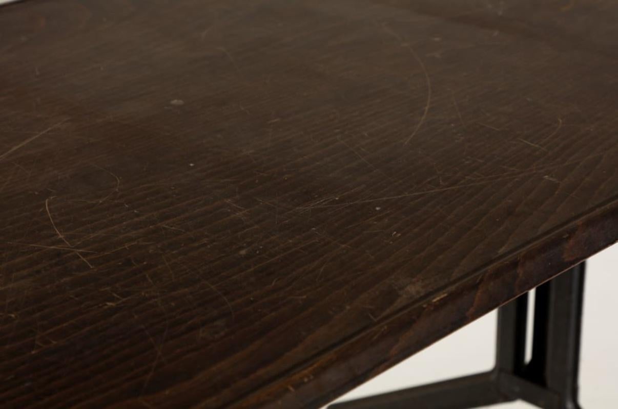 Laminato Studio BBPR Arco Writing Desk in metallo e Wood per Olivetti Synthesis 1960s