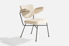 Studio BBPR, Armchair, Iron, Steel, Italy, 1950s