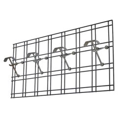 Studio BBPR Attribution, Coat Rack, Metal, Italy, 1950s