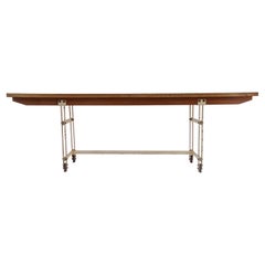 Studio BBPR Console architecturale sur mesure en Wood Wood, metal&wood, Italie années 1950