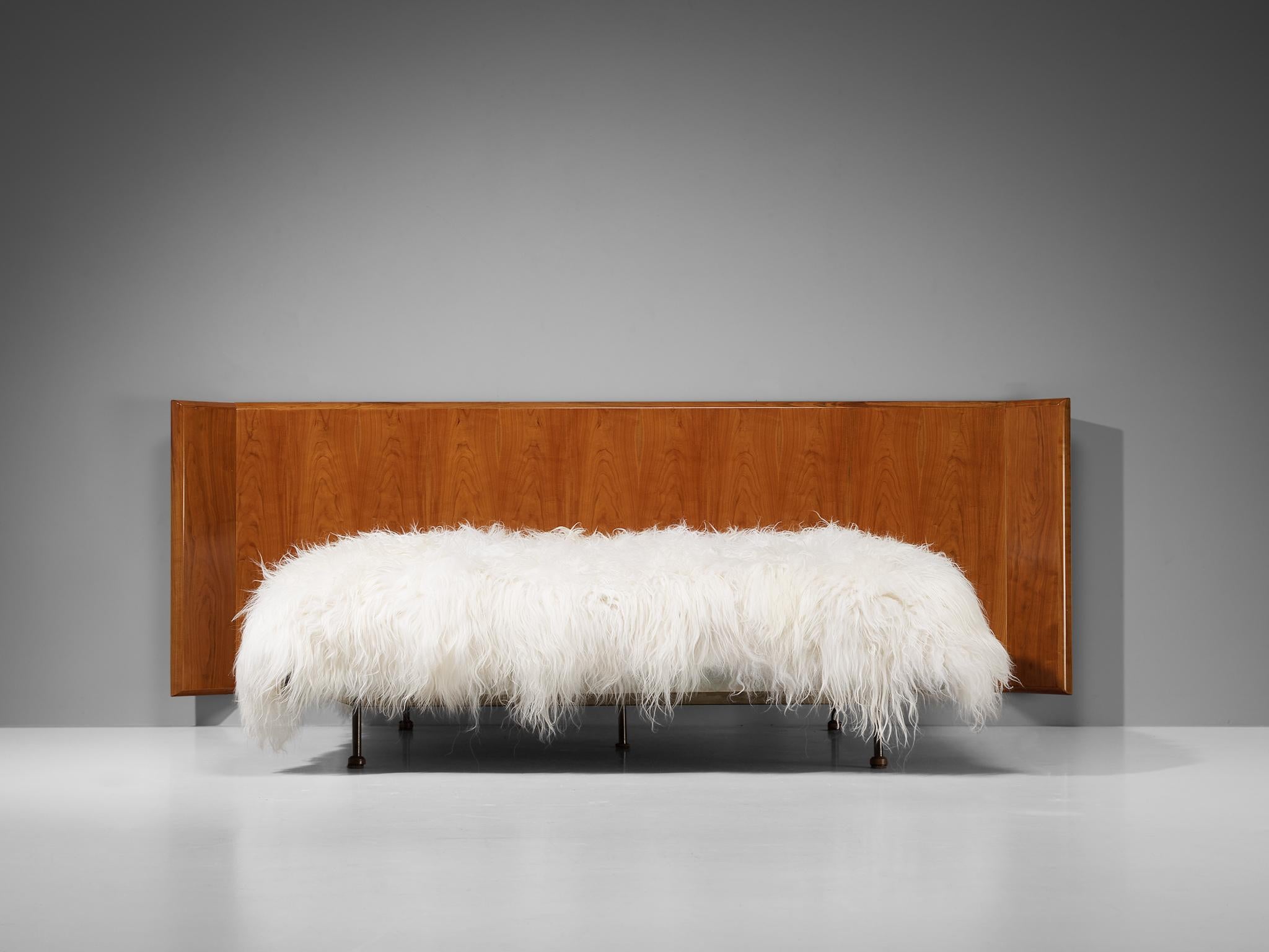 sheepskin headboard