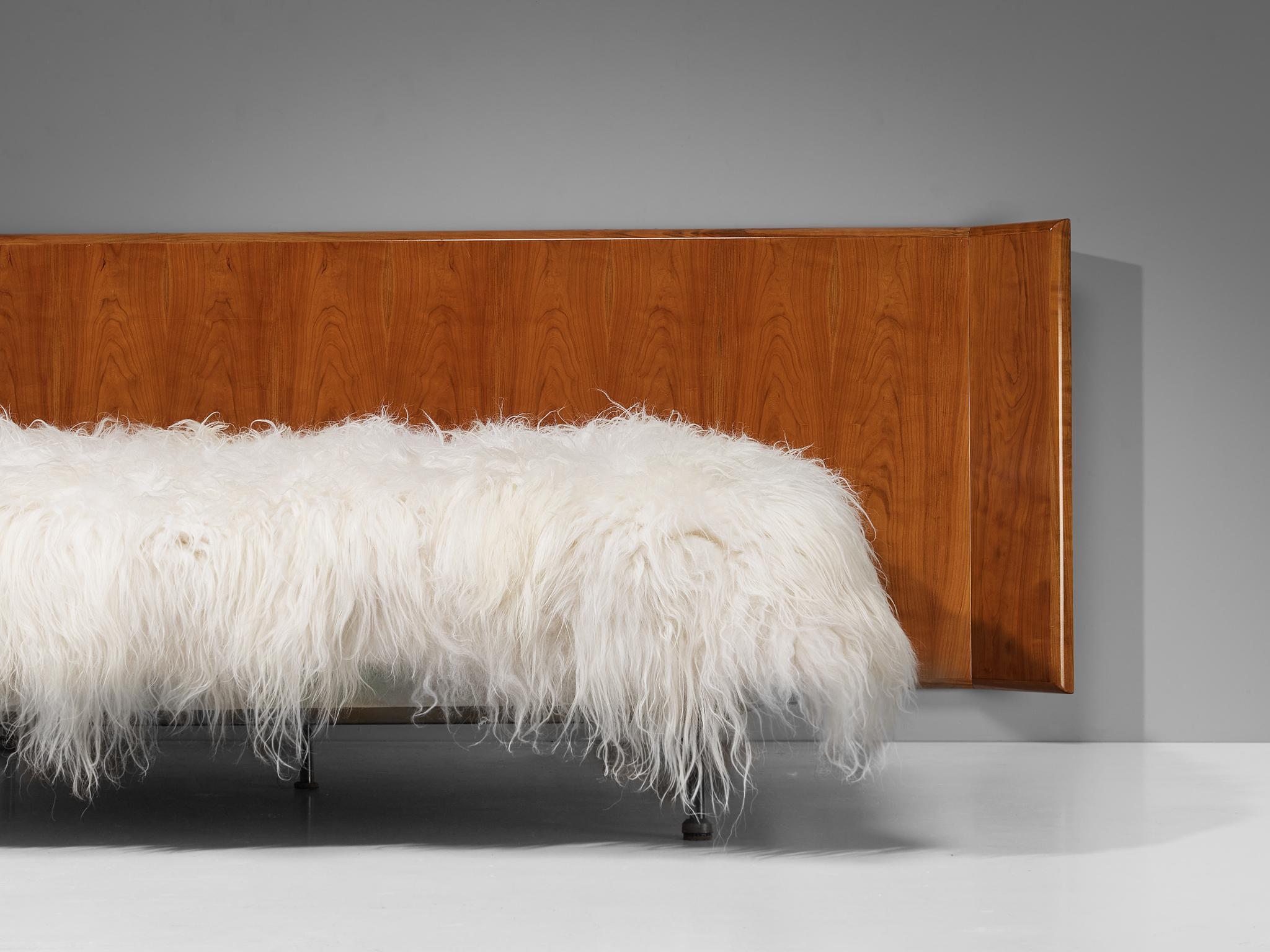 Italian Studio B.B.P.R. Double Bed in Cherry