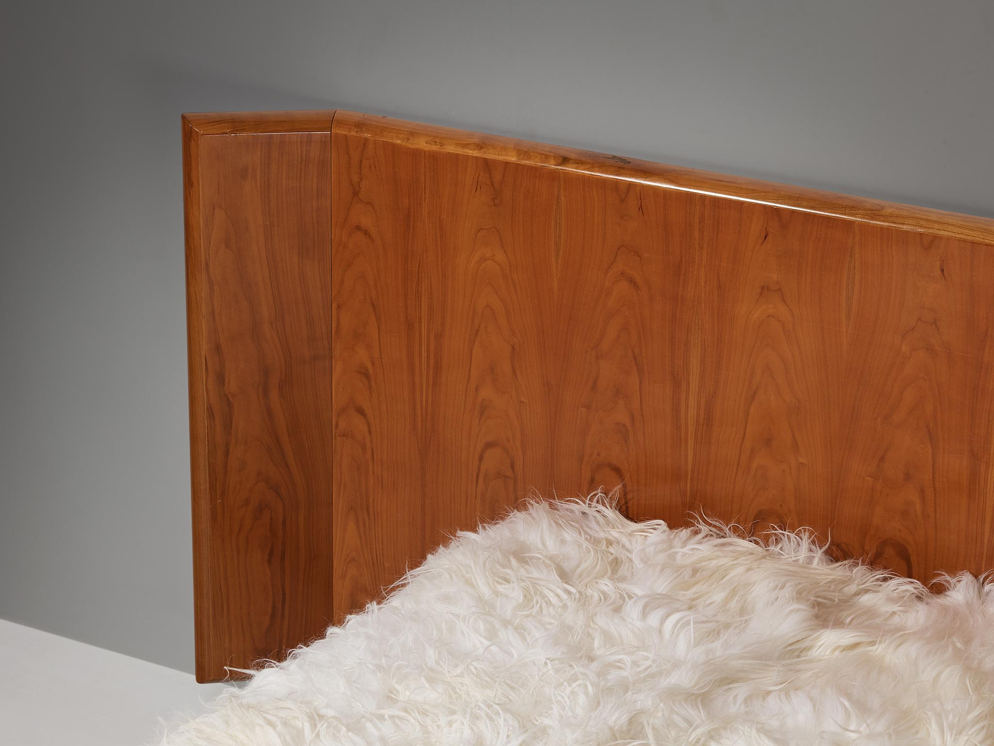 Mid-20th Century Studio B.B.P.R. Double Bed in Cherry