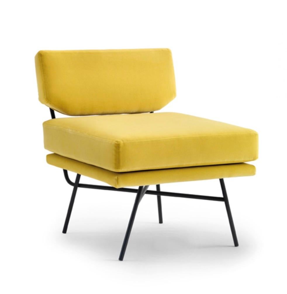 Studio B.B.P.R. 'Elettra' Lounge Chair for Arflex.

New, current production by Arflex. Price noted is for an Elettra lounge chair in fabric upholstery T6.

A classic of the '50s office, Elettra is the armchair you can't do without. Thanks to its