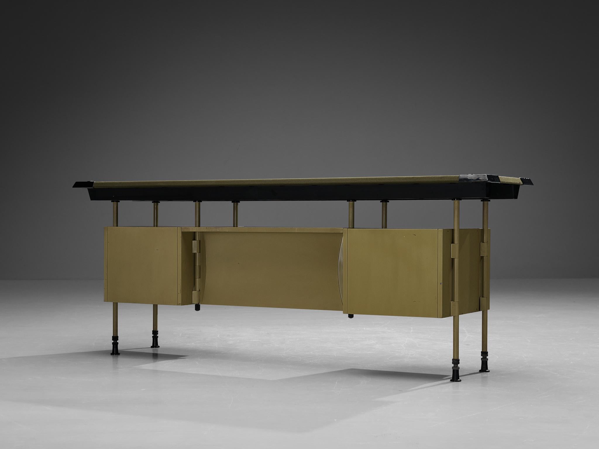Studio BBPR for Olivetti 'Spazio' Sideboard in Yellow Coated Steel  For Sale 4