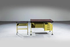 Studio BBPR, Desk and cabinet mod. Spazio, prod. Olivetti 1960s