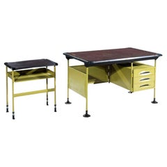 Studio BBPR, Desk and cabinet mod. Spazio, prod. Olivetti 1960s